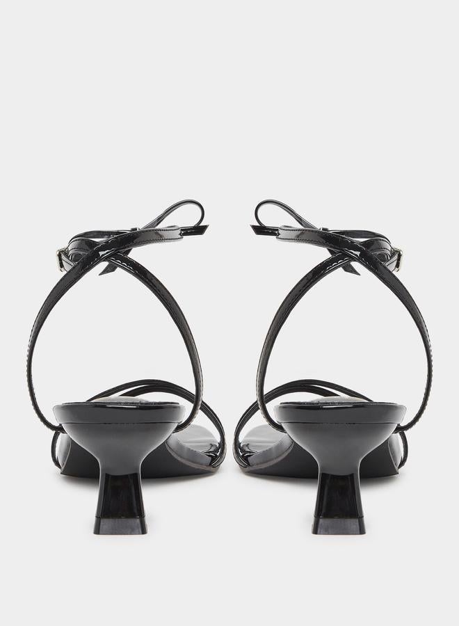 ستايلي صندل بكعب قطة بأربطة - Image 4